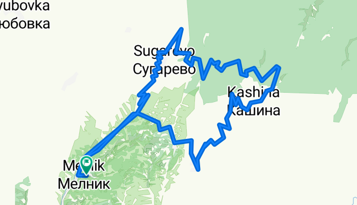 Мелник-Кърланово-Кашина-Рожен