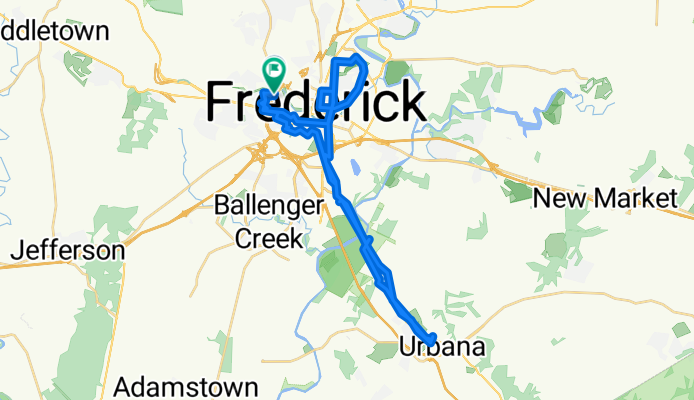 bike tour through Frederick