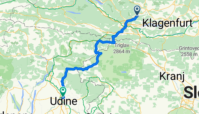 Ossiach-Udine weit &amp; hoch