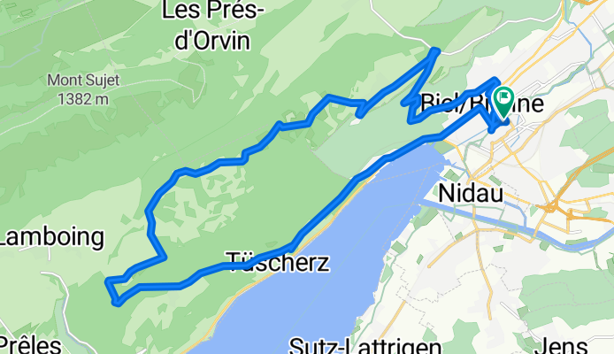 Radrunde durch Biel/Bienne