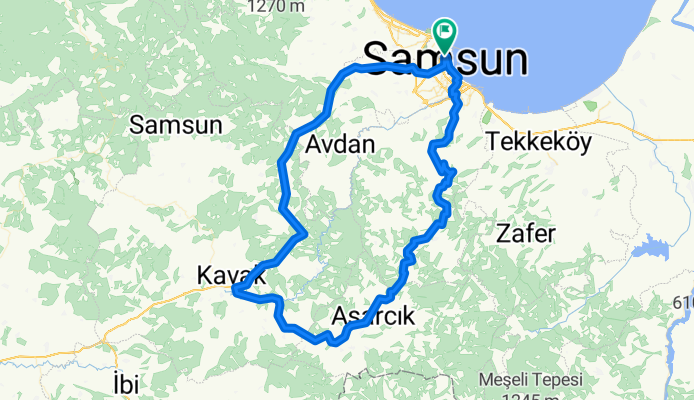 Langtur fra Samsun 115km 1900hm