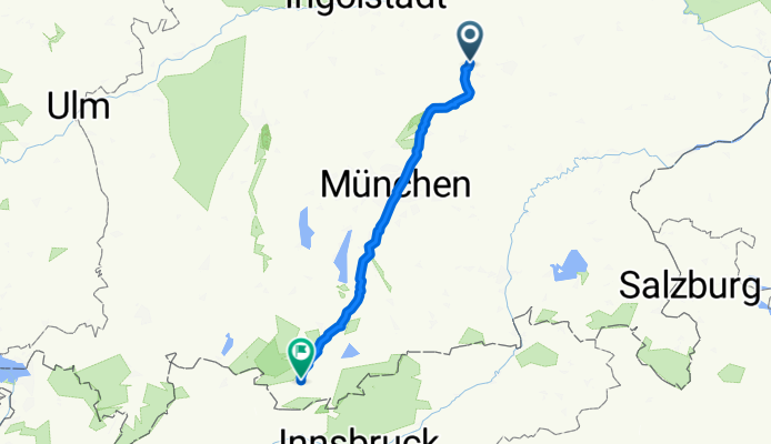 Gammelsdorf-Garmisch 1Etappe