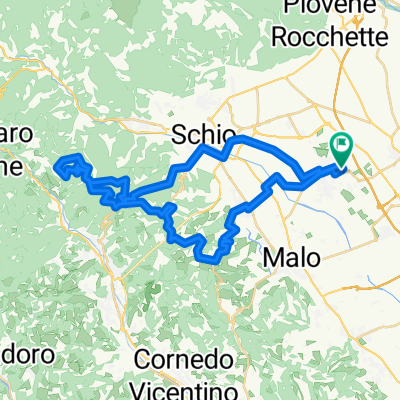 Monte di malo - zovo - scandorla - civillina - zovo - salto dell'alpino