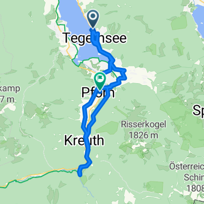 Lange Ausfahrt von Tegernsee nach Kreuth