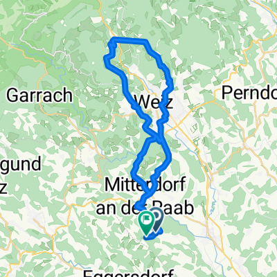 Lange Radrunde durch Mitterdorf an der Raab