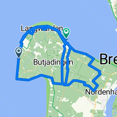 GROSSE BUTJADINGER RUNDTOUR 48KM