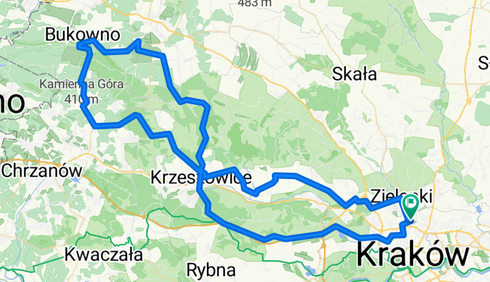 Krak贸w - Krzeszowice - Bukowno - Krzeszowice - Krak贸w