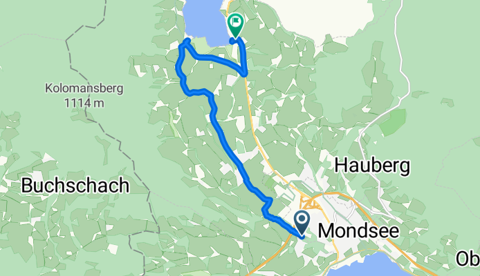 Schnelle Ausfahrt von Mondsee nach Tiefgraben