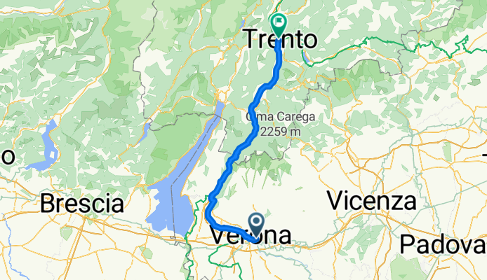 Verona to Trento