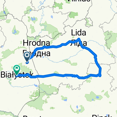 Białoruś rowerem w 8 dni