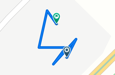 Route in der Bikemap App öffnen