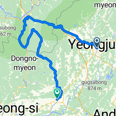 Yeongju to Yecheon