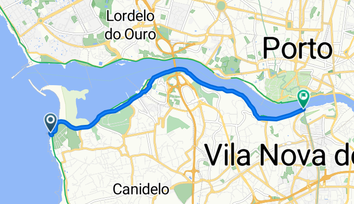Natural Reserve to Luis I bridge