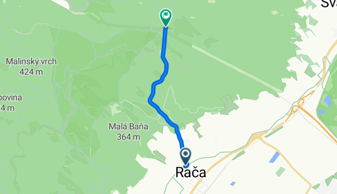 R: Rača - Biely kríž CLONED FROM ROUTE 167778