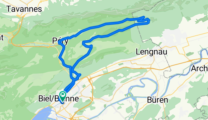 Lange Ausfahrt durch Biel/Bienne