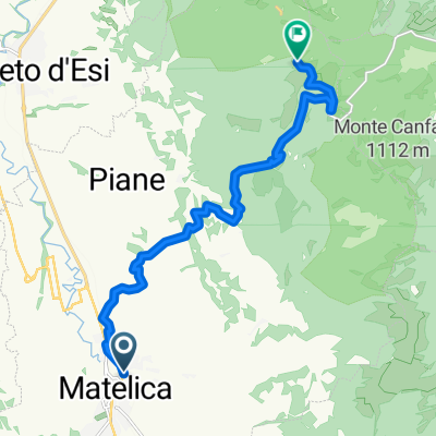 Matelica----&gt;Monte San Vicino