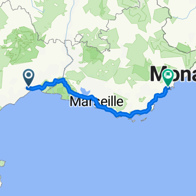 Montpellier to Cannes