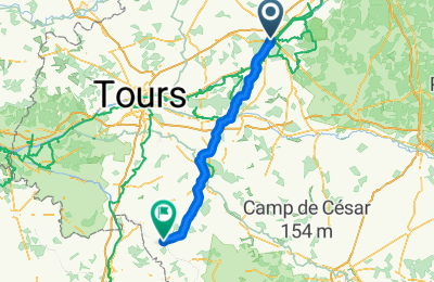 Route in der Bikemap App öffnen