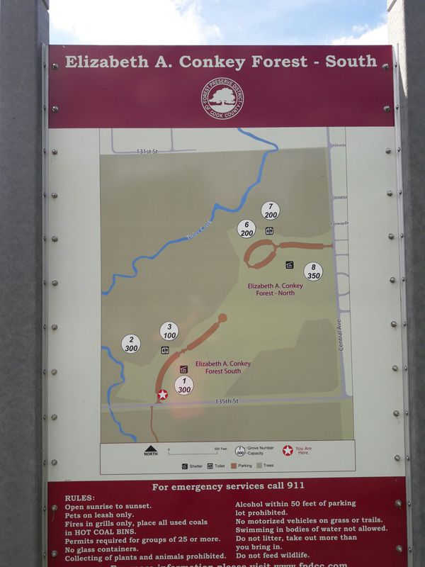 Crestwood: Elizabeth Conkey Forest south to north