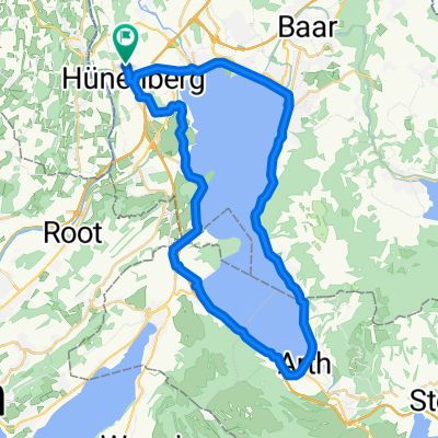 Um den Zugersee ab hünenberg