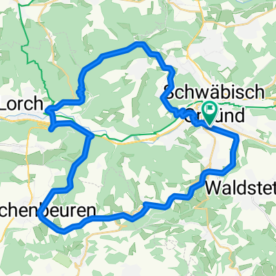 Gmünd-Wäschenbeuren-Lorch-Haselbachtal-Himmel