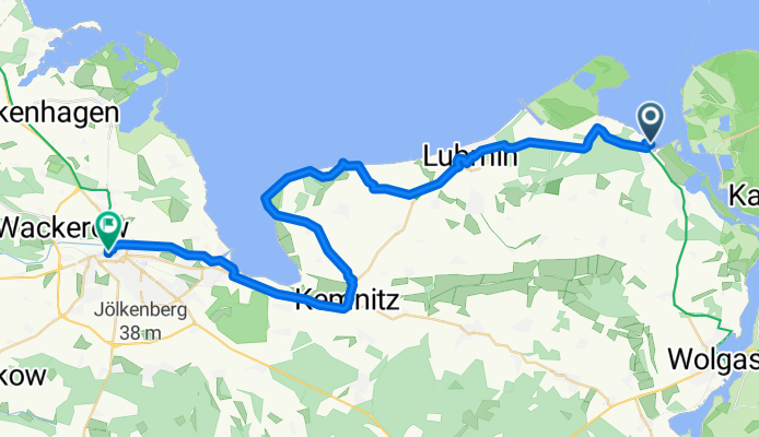 Rügen Tag 4 Middelhagen Gager Fähre Freest Greifswald