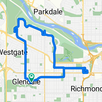 bike tour through Calgary