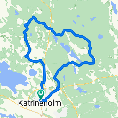 ride through Katrineholm