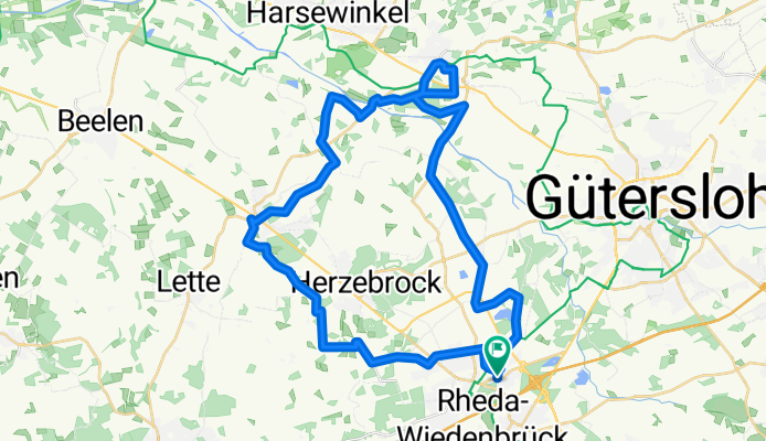 RWD über Prälatenweg Marienfeld, Clarholz, Herzebrock