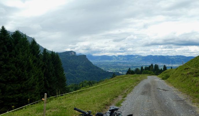 Photo 2 of the Bikemap route "Dannerbruck-Kehlegg-Gräsa-Weißenfluh-Kobel-Dannerbruck"