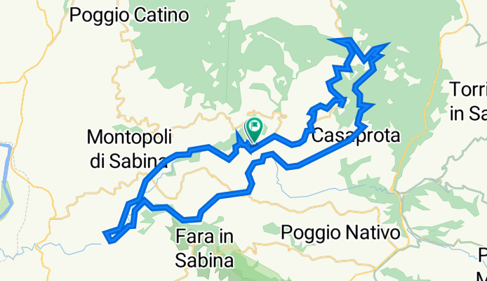 Mompeo - Ferriere Castelnuovo - Casaprota - Montenero