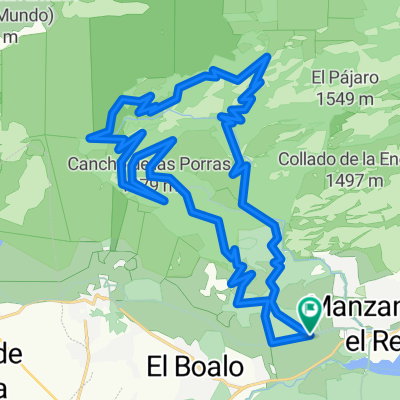 Zetas de la Pedriza desde el Centro de Interpretación