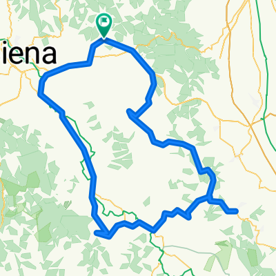 anello borghi Val d'Orcia (da Castelnuovo B.) 