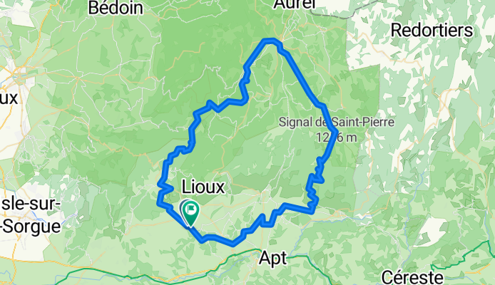 F54-Roussillon-Monieux-Sault-Lagarde-d'Apt-Roussillon