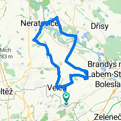 Přezletice-Neratovice-Kostelec-Přezletice