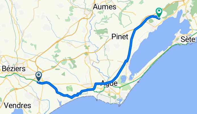 Etappe 10 Villeneuve-les-Beziers - Loupian