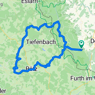 Long bike tour through Capartice