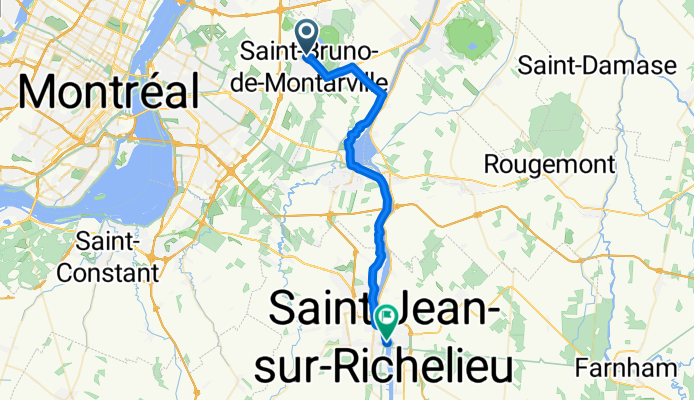 J1: St-Bruno-de-Montarville - St-Jean-sur-Richelieu