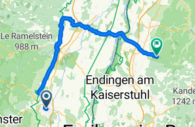 Route in der Bikemap App öffnen