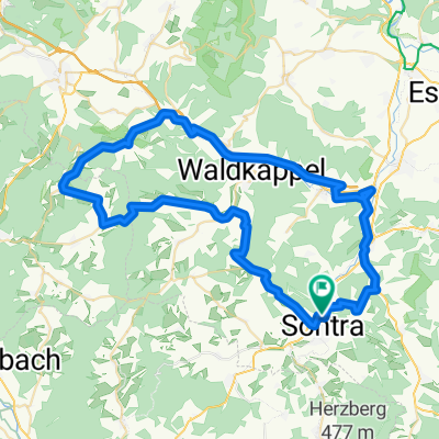 Sontra-Neubau A44-Reichenbach-Bischofferode-Rechtebach-Sonta