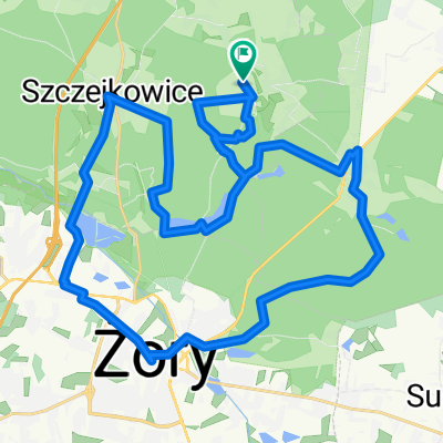 Palowice - Zory - Woszczyce - Palowice