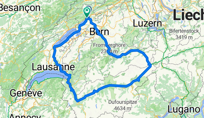 Schweizer Route Biel - Biel