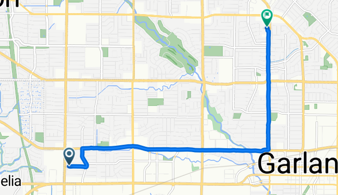 Short bike tour through Garland