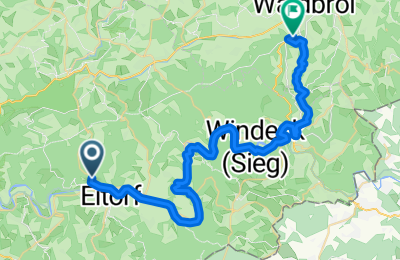 Route in der Bikemap App öffnen