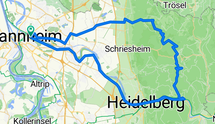 Mannheim - Wilhelmsfeld - Mannheim