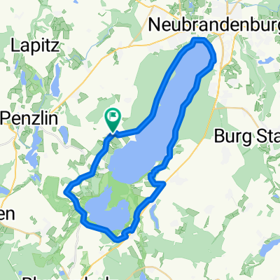 Tollensesee Rundtour ab Alt Rehse