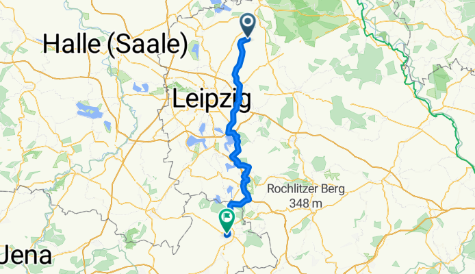 Lange Radrunde von Zschepplin nach Altenburg