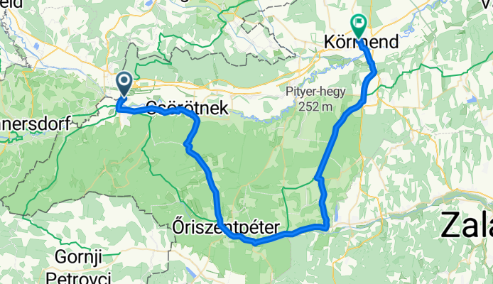Szentgotthárd-Vadása tó-Körmend