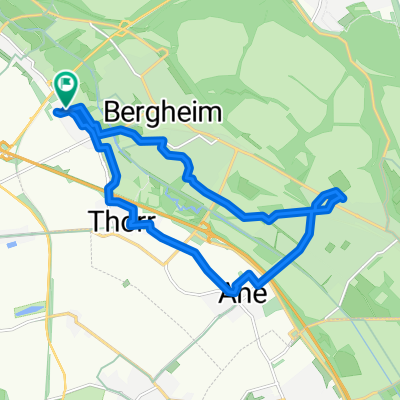 Ausfahrt durch Bergheim