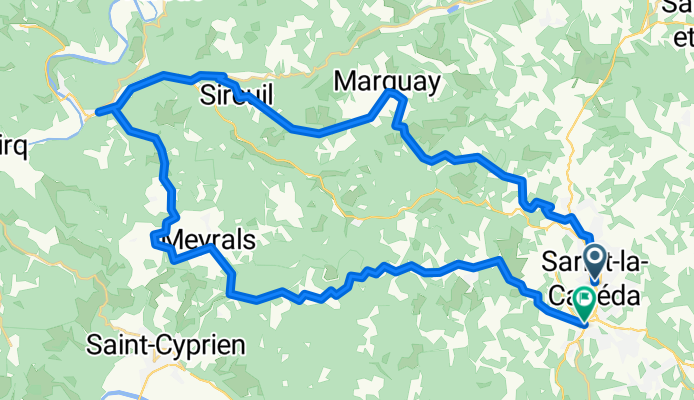 Sarlat to Les Eyzies